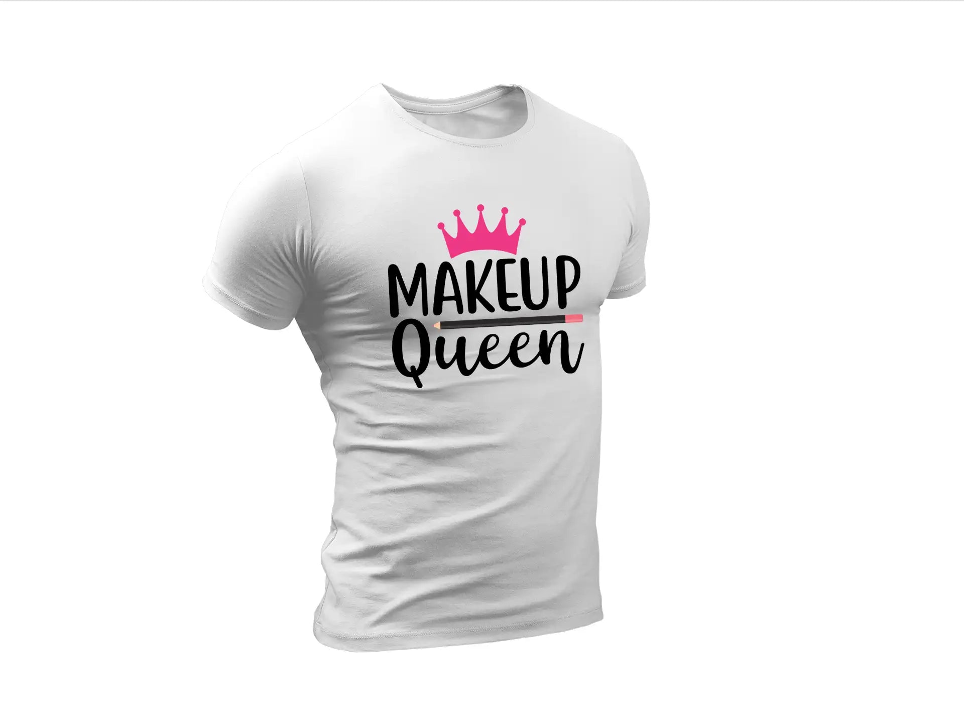 Makeup Queen Crown & Pencil SVG Design SVG