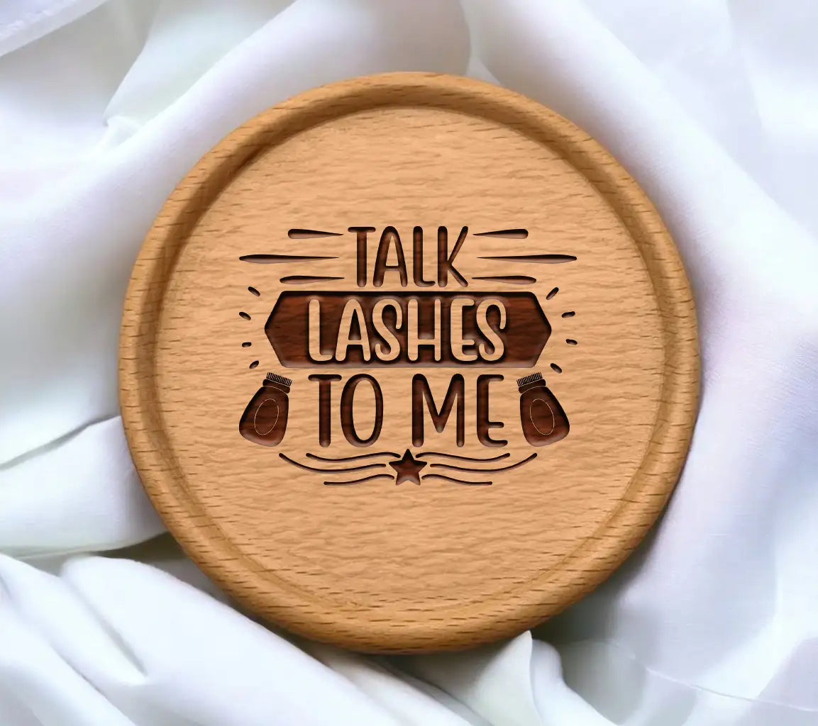 Talk Lashes To Me SVG - Pink Boxing Glove Design Design SVG