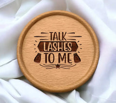 Talk Lashes To Me SVG - Pink Boxing Glove Design Design SVG