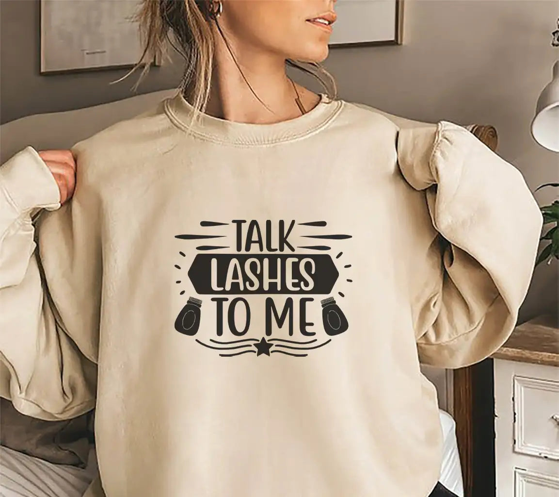 Talk Lashes To Me SVG - Pink Boxing Glove Design Design SVG