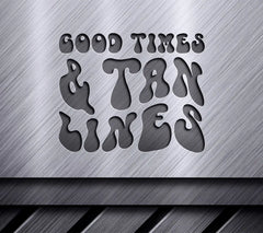 Good Times & Tan Lines Retro Summer SVG Design SVG