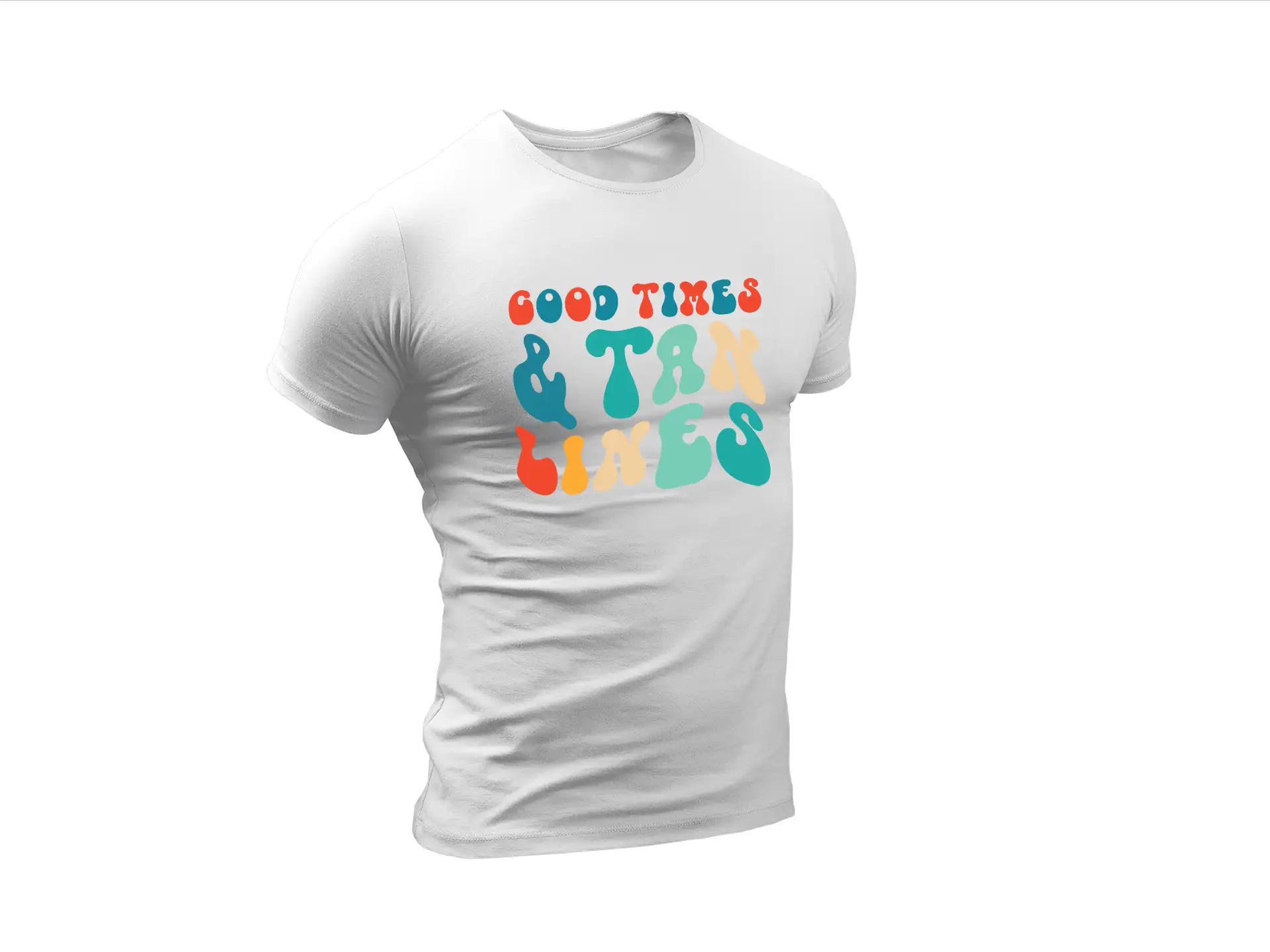 Good Times & Tan Lines Retro Summer SVG Design SVG