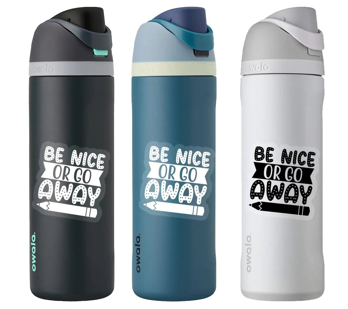 Be Nice Or Go Away SVG - School Design, Huge File SVG