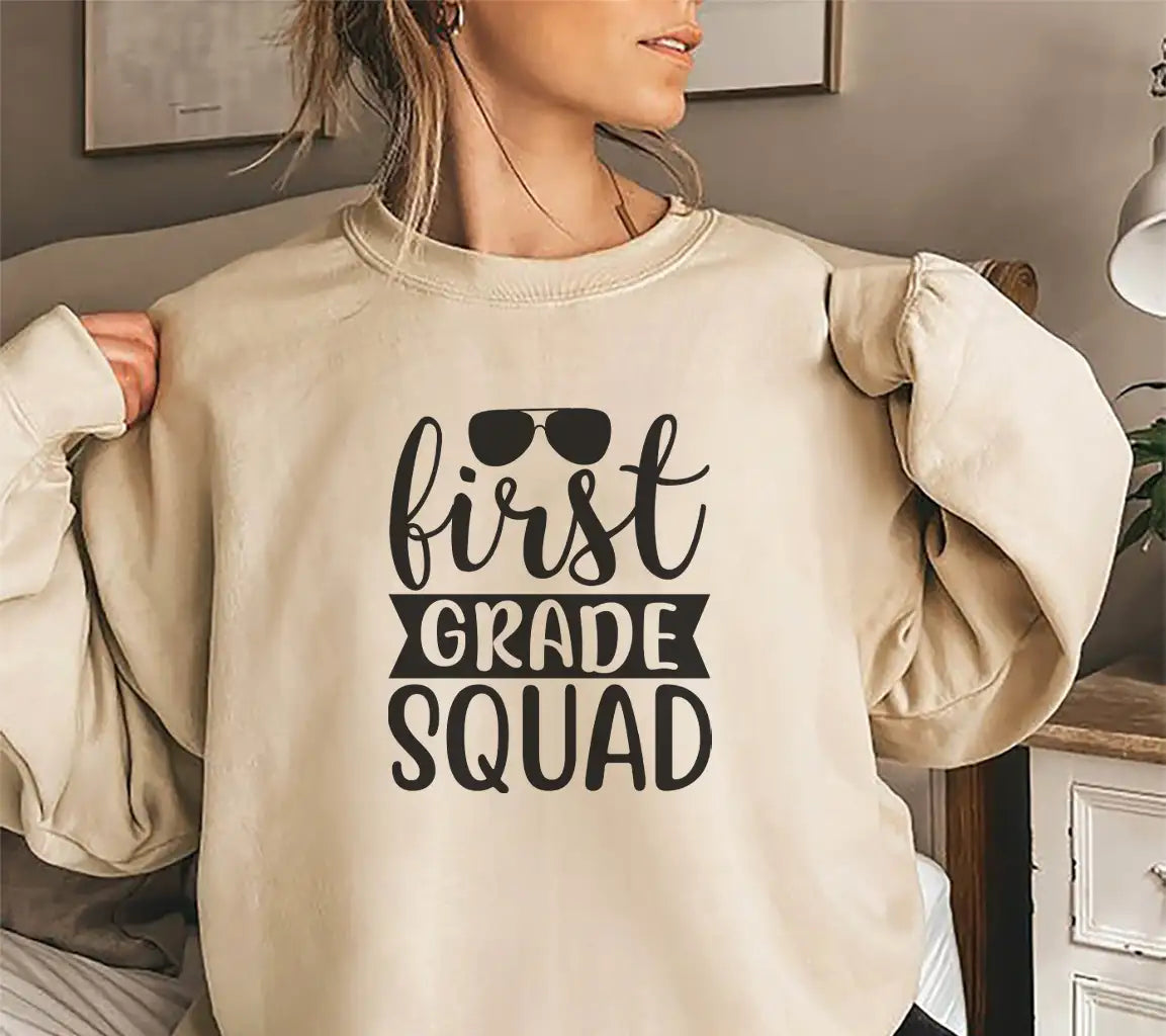 First Grade Squad Sunglasses SVG - School Design SVG