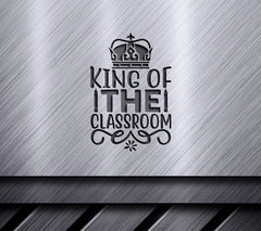 King of the Classroom SVG School Bus & Pencil Design SVG