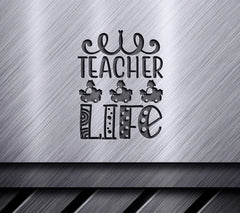 Teacher Life with Monsters on Cars SVG Design SVG