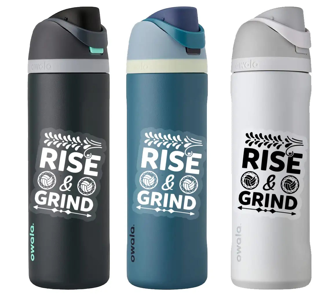 Rise & Grind SVG Design -  Sports Poster SVG