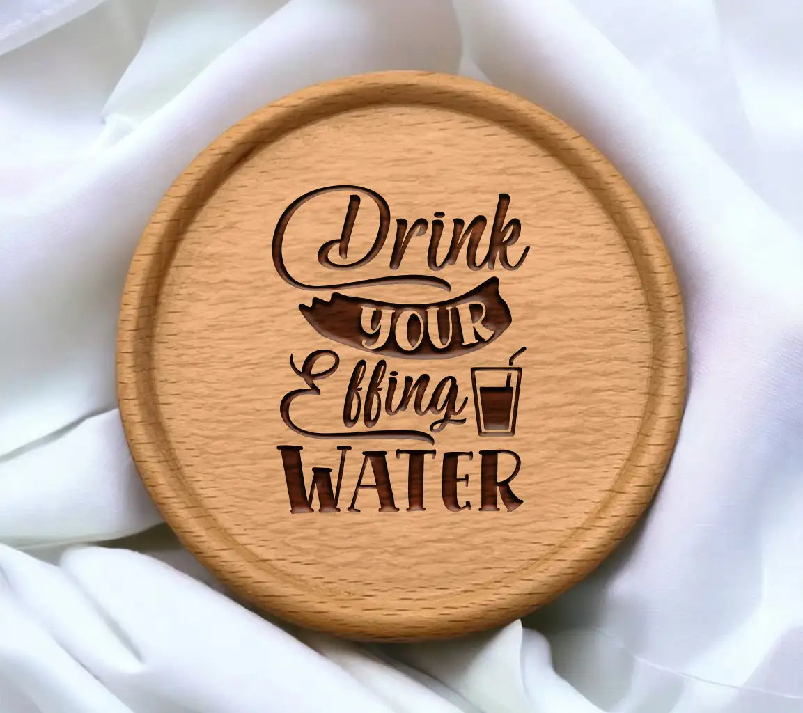 Drink Your Effing Water SVG - Funny  Water Tracker Sign SVG