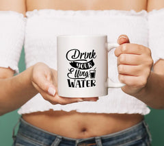 Drink Your Effing Water SVG - Funny  Water Tracker Sign SVG