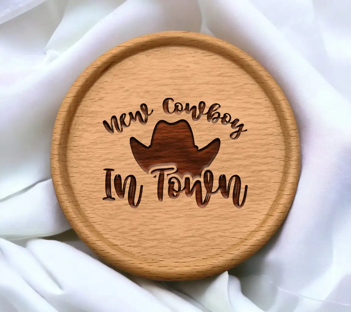 New Cowboy In Town SVG - Western Cowboy Hat Design SVG