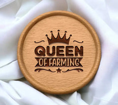 Queen of Farming SVG -  Design Design SVG