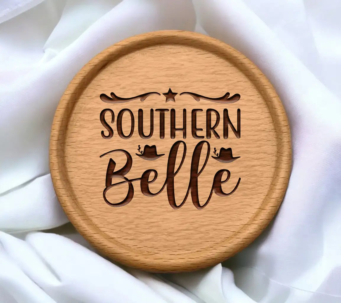 Southern Belle SVG Cut File -  Sign Design SVG