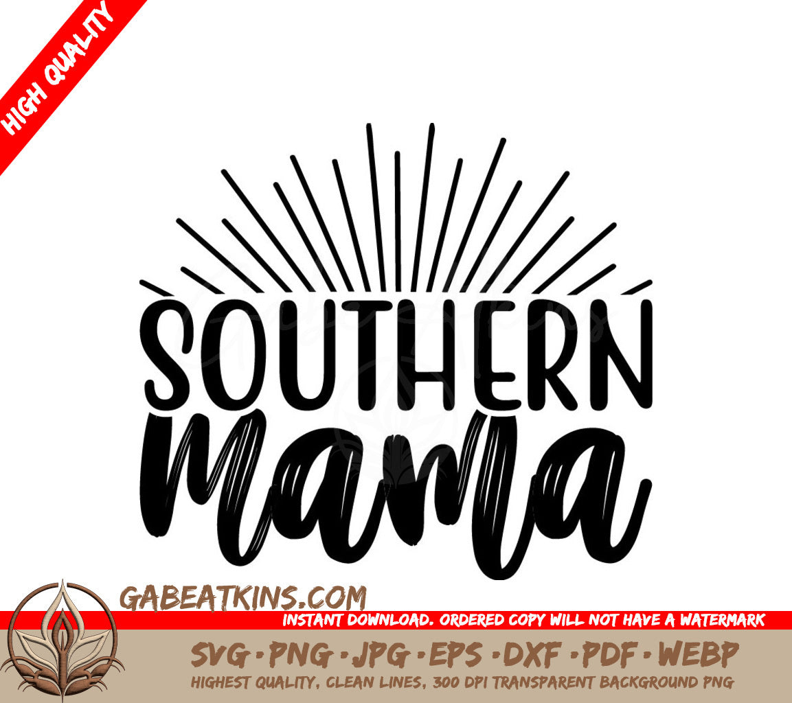 Southern Mama SVG -  Design Design SVG