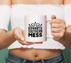 Sweet Southern Mess SVG -  Sign Design SVG