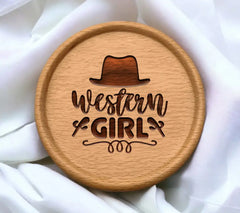 Western Girls SVG Design -  Design SVG