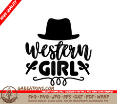 Western Girls SVG Design -  Design SVG