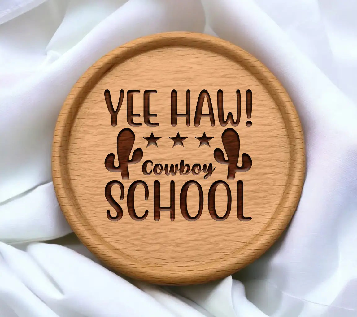 Yee Haw Cowboy School SVG -  Western Design SVG