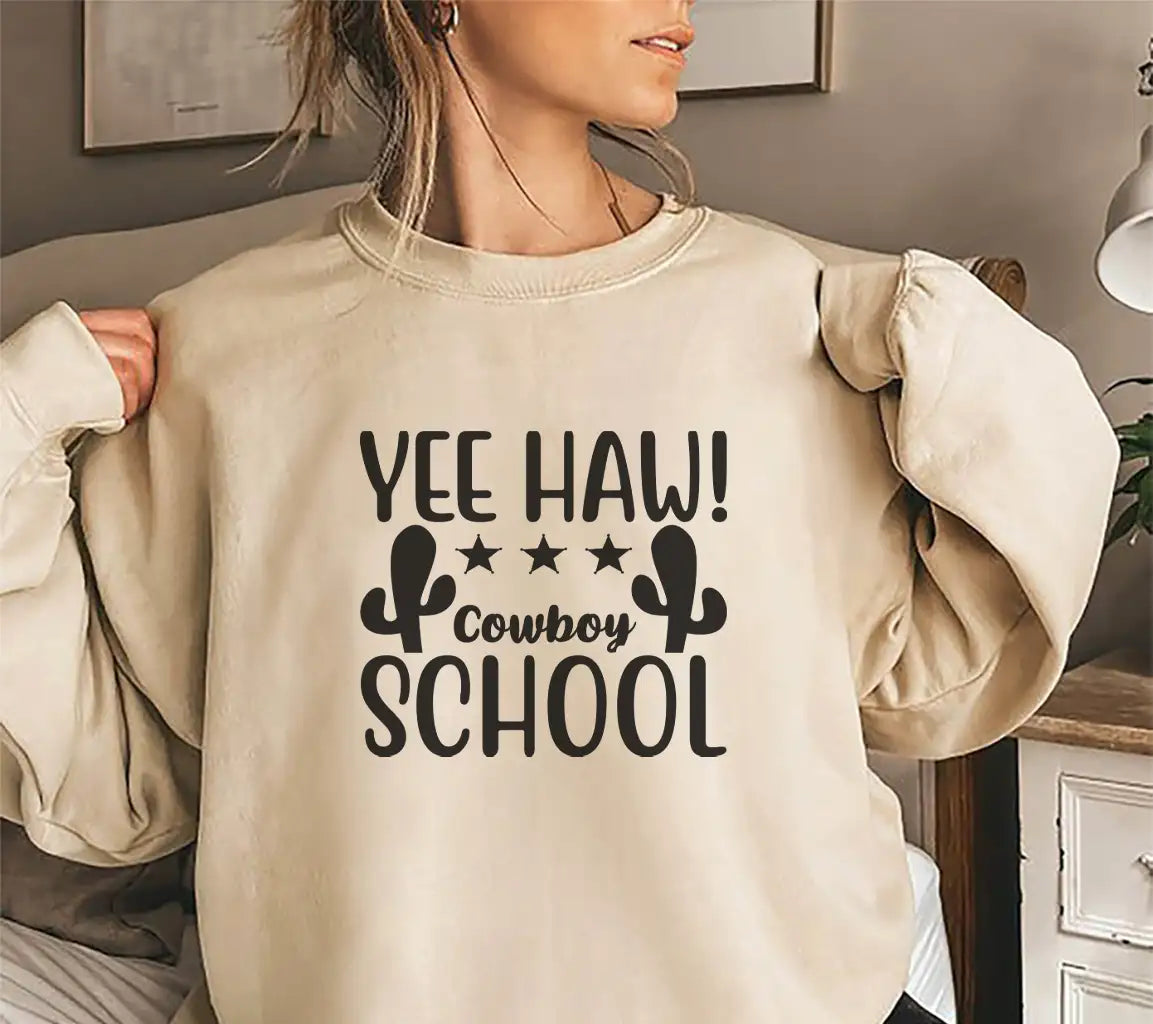 Yee Haw Cowboy School SVG -  Western Design SVG