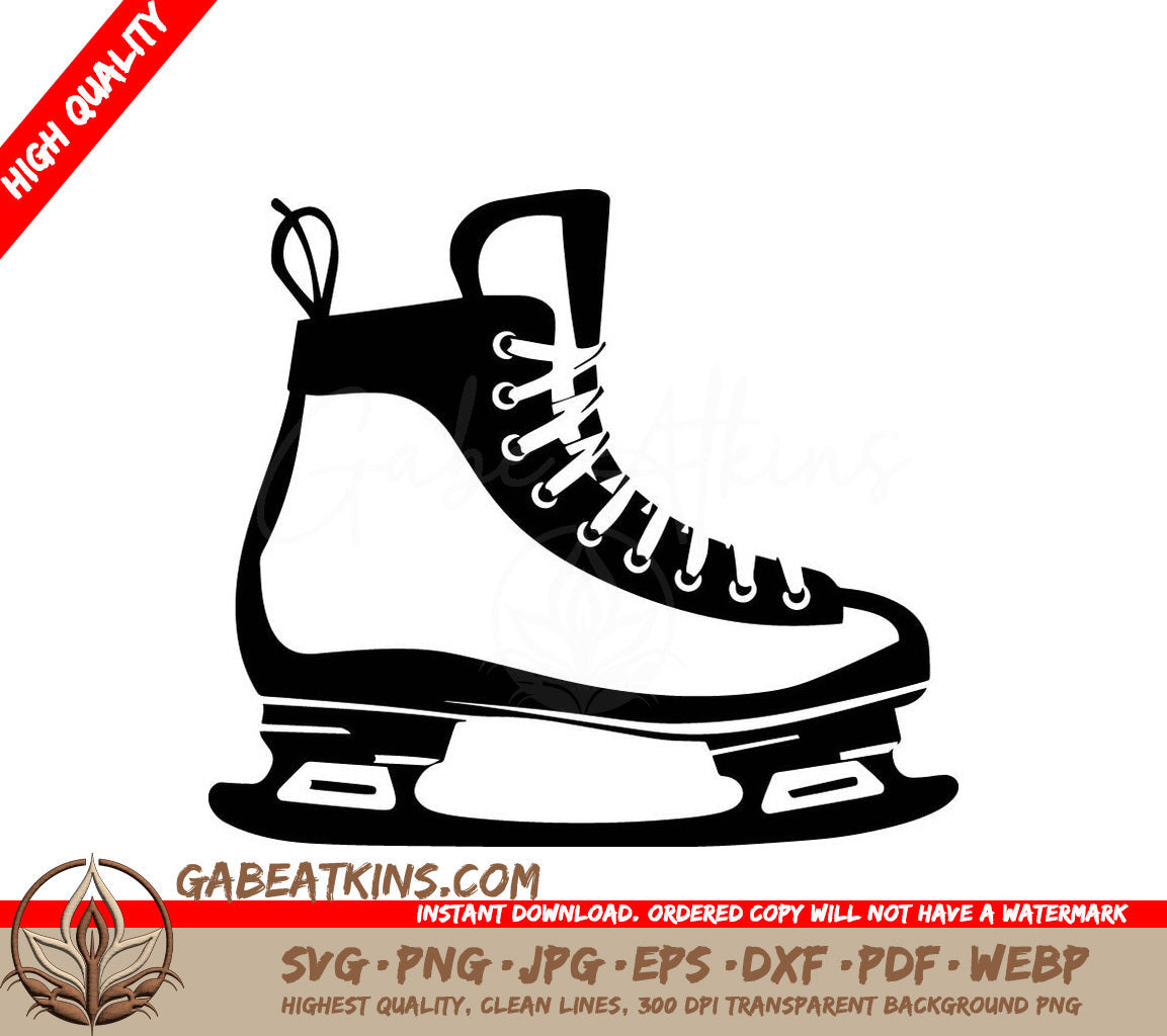  A Pair Of Ice Skates SVG - Ice Skate SVG