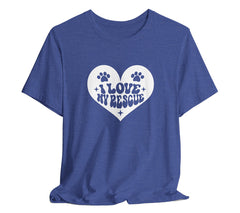 I Love My Rescue T-Shirt | My Heart Belongs to Rescue: Animal Lover Do | Animal Lover Dog Rescue