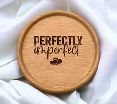 Perfectly Imperfect  Design SVG with Hearts SVG