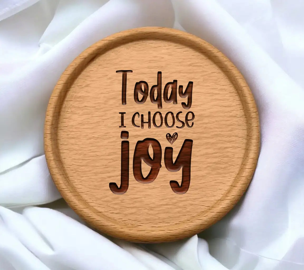 Today I Choose Joy  Heart SVG - Inspirational Quote Design SVG