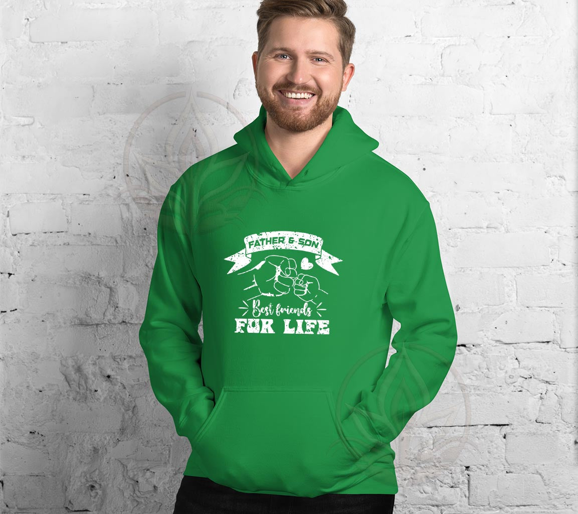 Father And Son Best Friends For Life Hoodie, Perfect Hoodie For Dads O | Day Gift, Funny Father Hoodie,