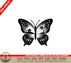 Island Paradise Wings SVG