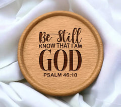 Be Still and Know That I Am God SVG - Christian T-Shirt Design SVG