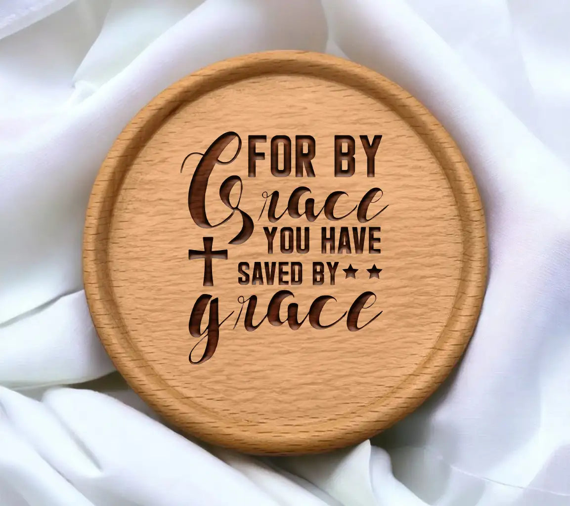 By Grace You Have Been Saved SVG - Jesus T-Shirt Design SVG