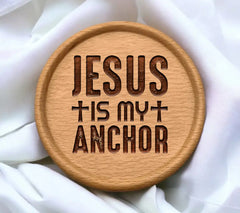 Jesus Is My Anchor SVG -  Christian T-Shirt Design SVG