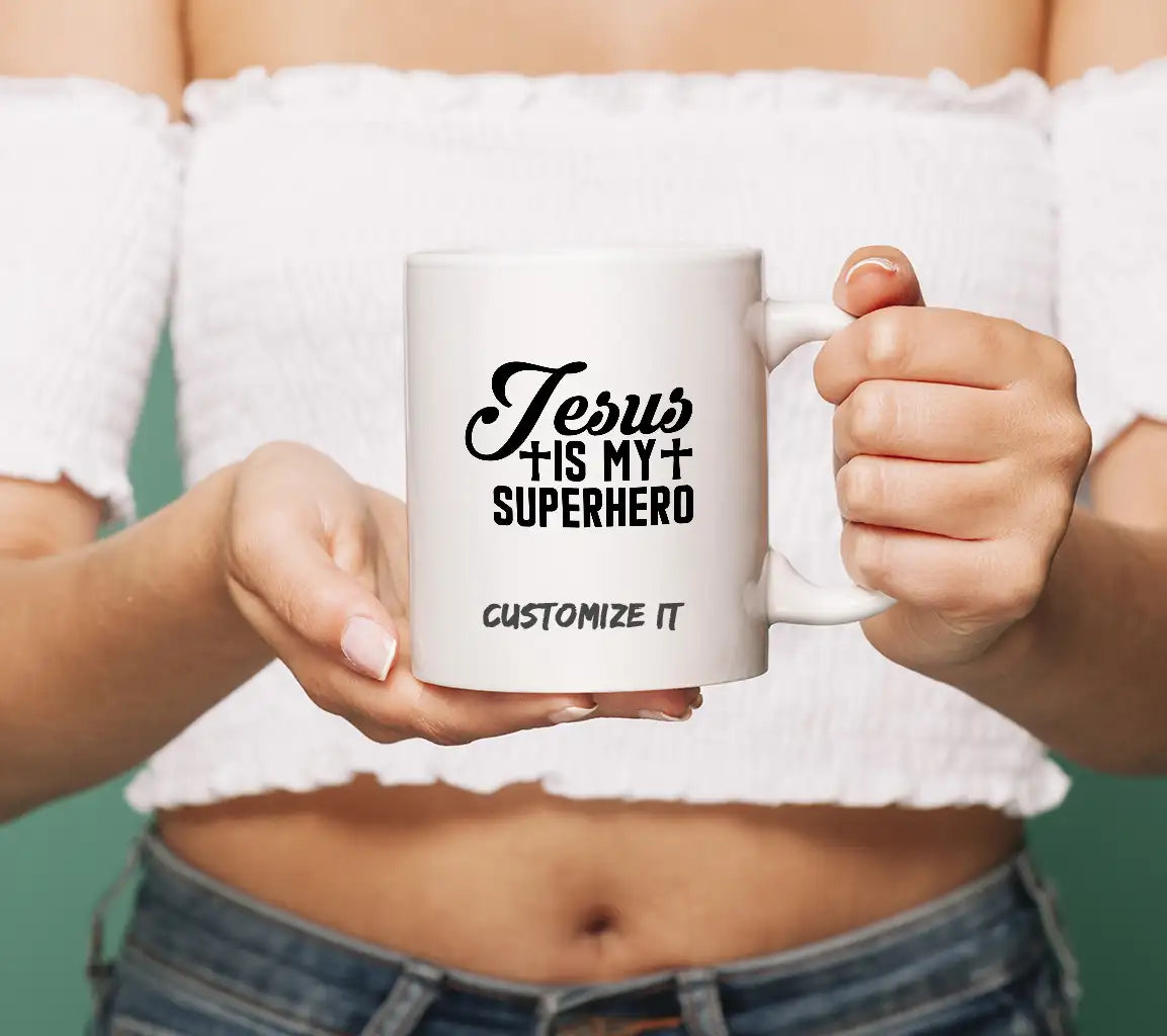 Jesus Is My Superhero SVG Design -  T-shirt Graphic SVG