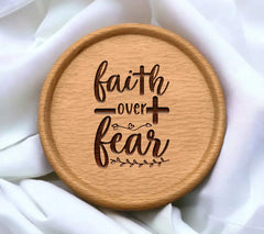 Faith Over Fear  SVG Design - Jesus Quote SVG