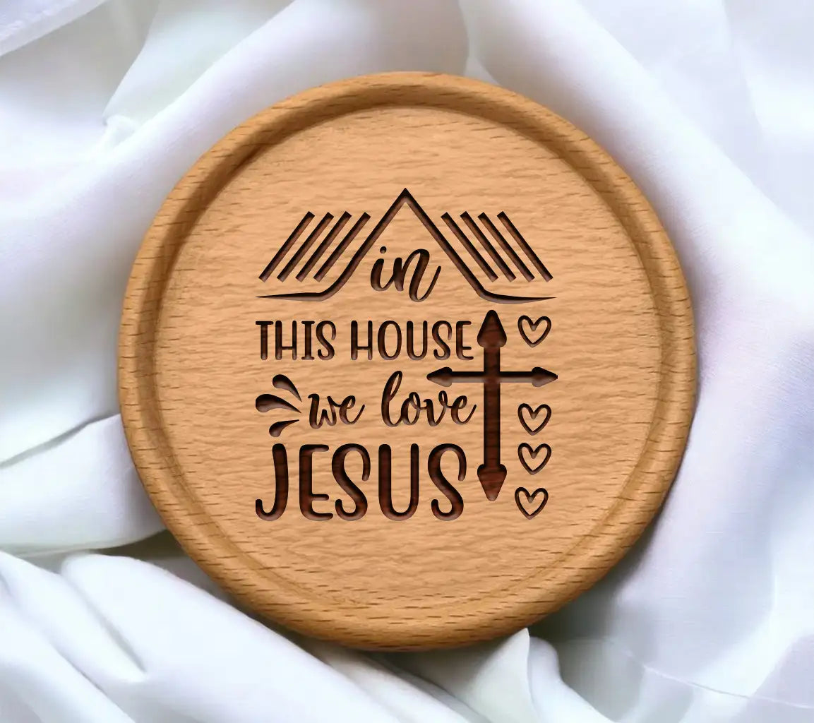 In This House We Love Jesus SVG Design SVG