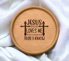 Jesus Loves Me This I Know SVG Cut File SVG