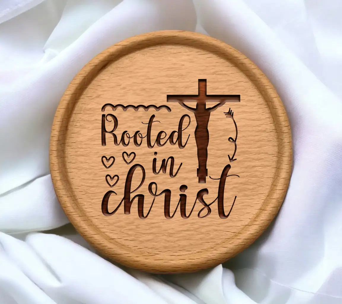 Rooted in Christ  SVG Design - Jesus Vol. SVG