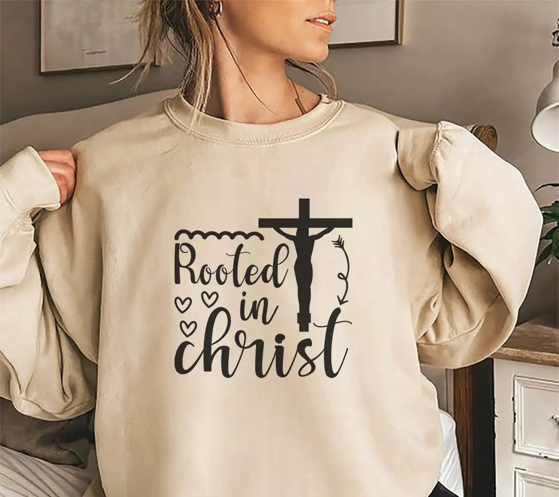 Rooted in Christ  SVG Design - Jesus Vol. SVG