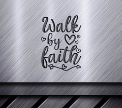 Walk by Faith SVG -  Jesus Design SVG