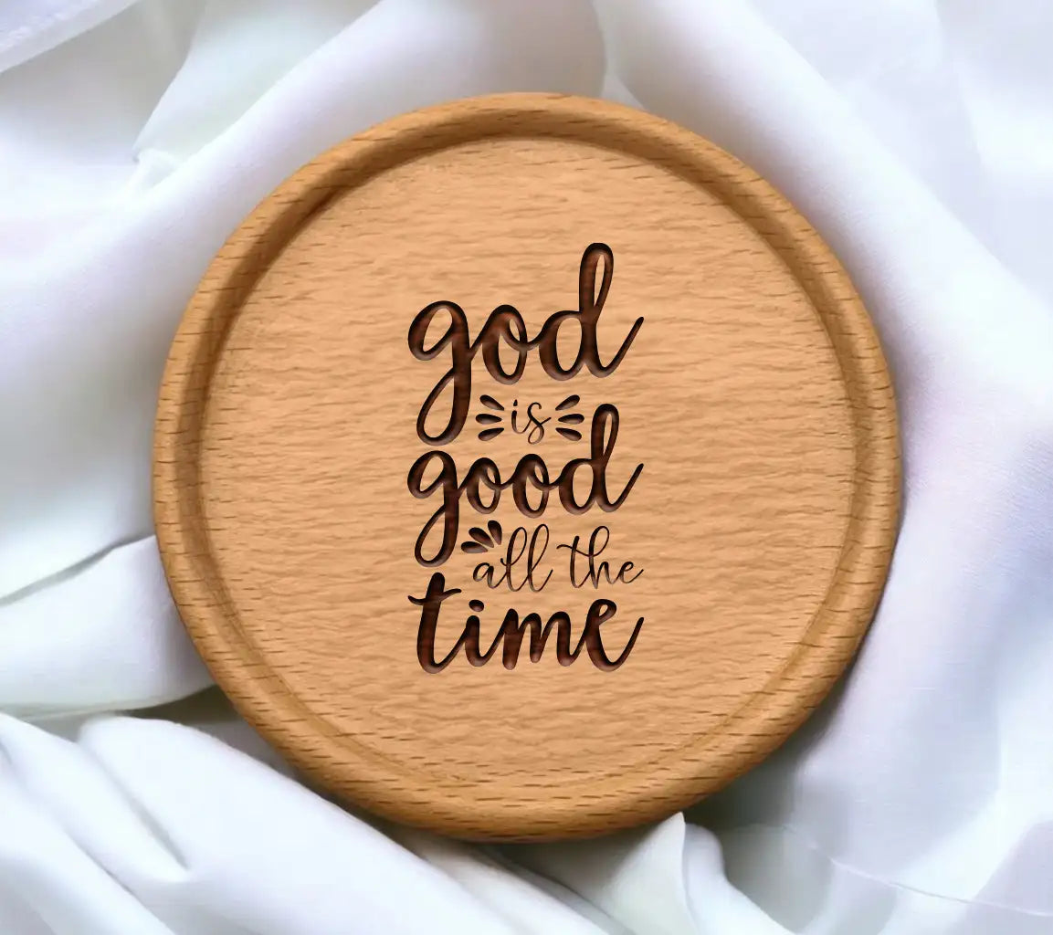 God Is Good All The Time SVG Design - Christian Quote Poster SVG