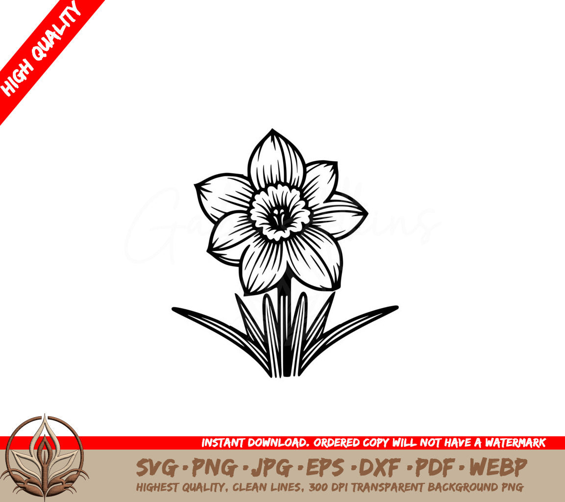 Jonquil Delight SVG - Digital Product in Multiple Formats