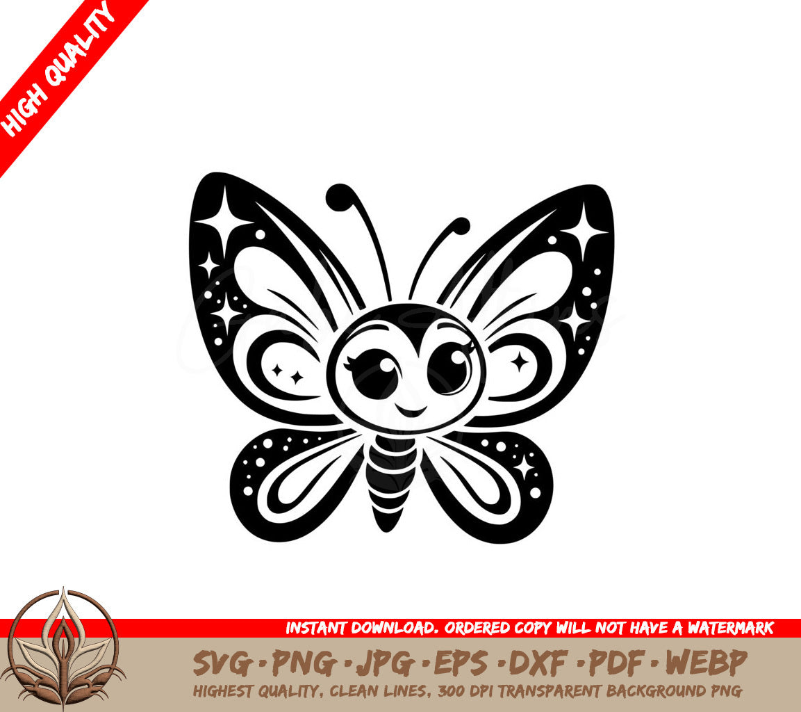 Starlight Wings SVG - Digital Product with Multiple Formats