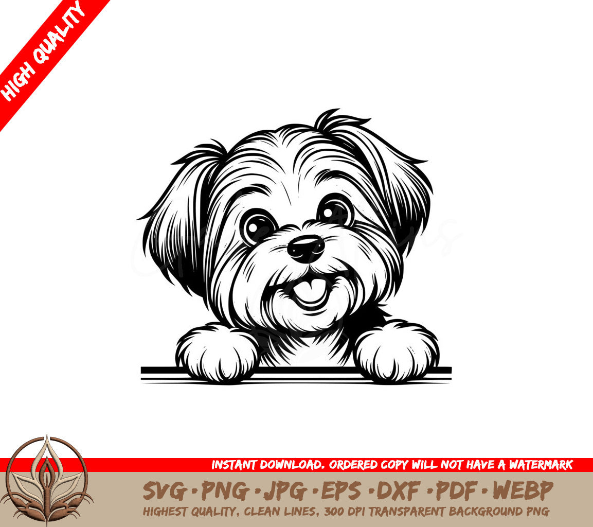 Joyous Biewer Terrier SVG - Digital Product in Various Formats