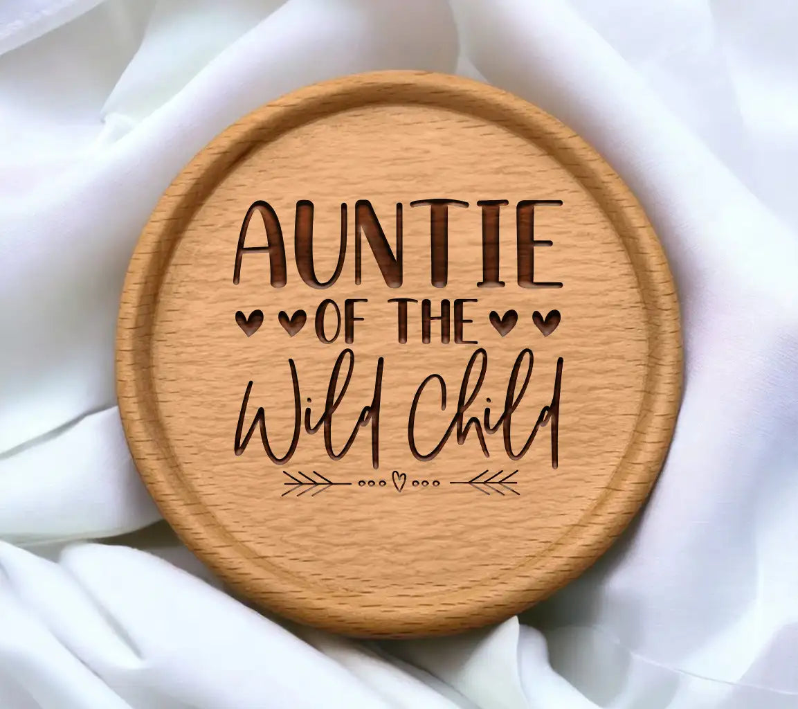 Auntie of the Wild Child SVG -  Design SVG