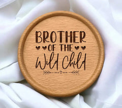 Brother of the Wild Child SVG - Kids T-Shirt Design SVG