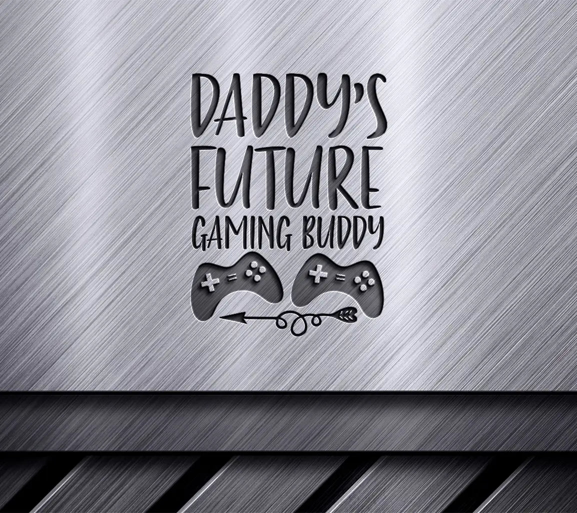 Daddys Future Gaming Buddy SVG - Kids T-Shirt Design SVG