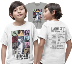 The Eras Tour Shirt for Kids | Youth Taylor Merch | Two Sided Eras Tou | Sided Eras Tour Kids