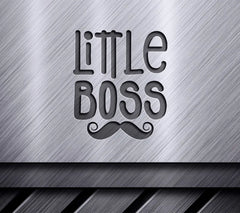 Little Boss Mustache SVG - Kids Cut File SVG