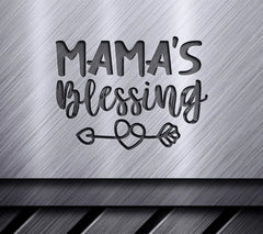 Mamas Blessing SVG with Heart & Arrow - Kids Design SVG