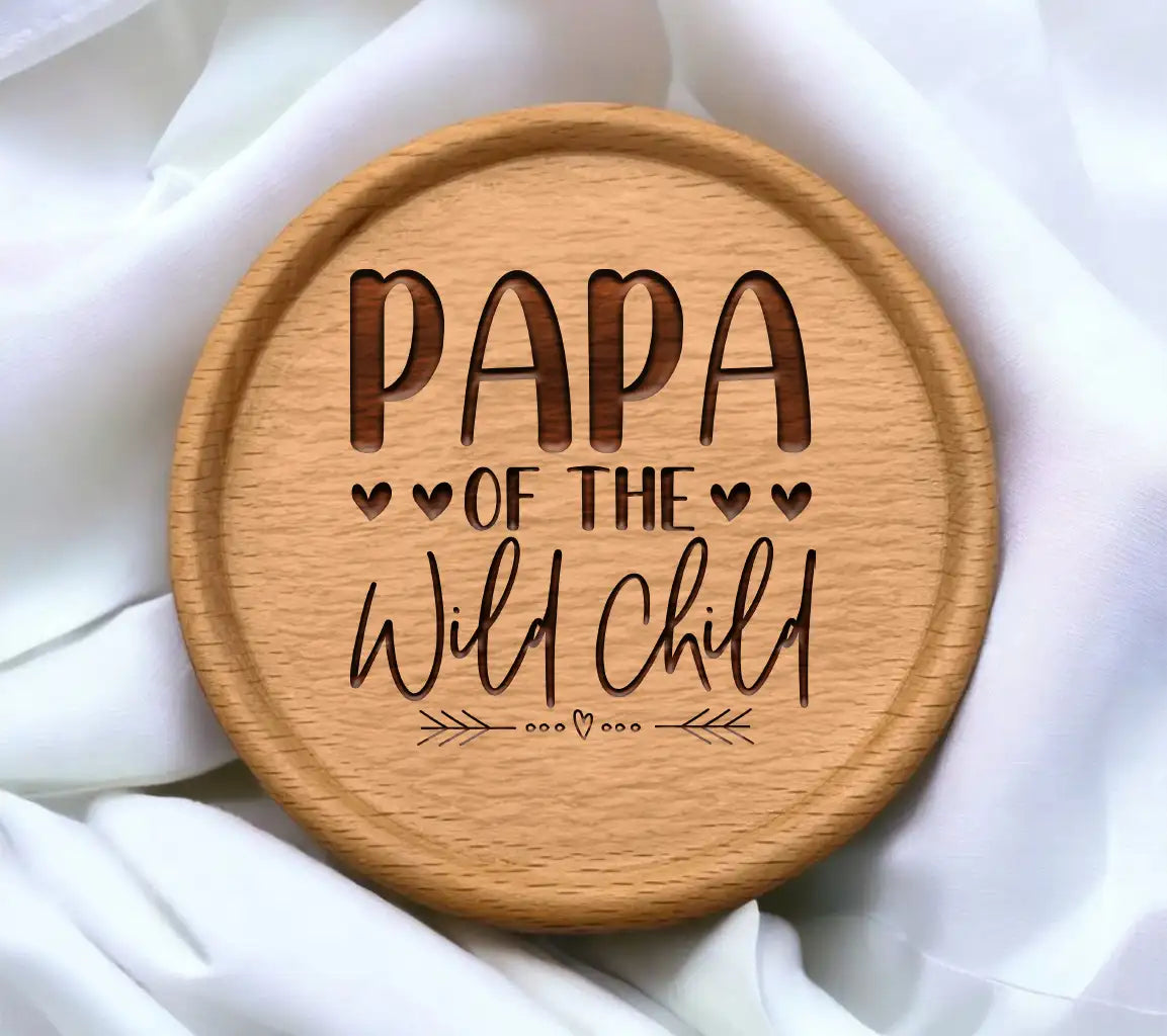 Papa of the Wild Child SVG -  Design SVG