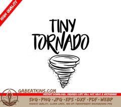 Tiny Tornado SVG -  Drawing for Kids SVG